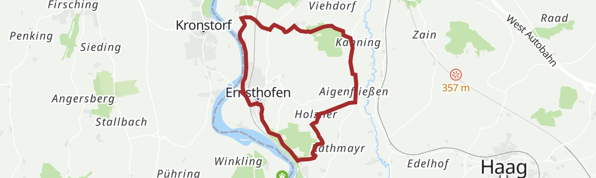 Route map: Großer Ernsthofner Rundwanderweg